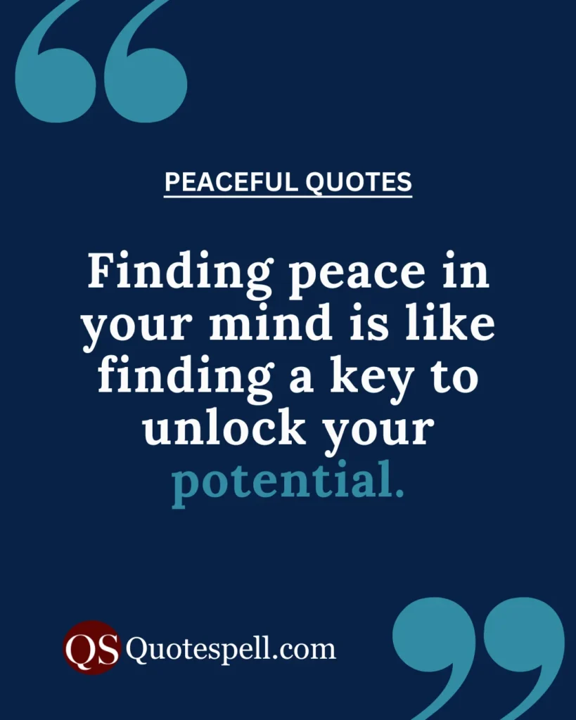 peaceful places quotes